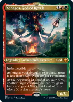 MTG Xenagos, God of Revels (Foil Etched) - Foil, NM-Mint, English Commander Lege - Image 1