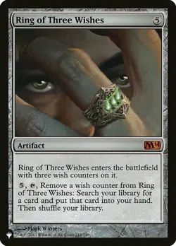 MTG Ring of Three Wishes - The List, NM-Mint, English The List Reprints - Image 1