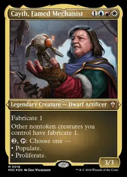 Cayth, Famed Mechanist - Foil Etched MH3C NM MTG - Image 1