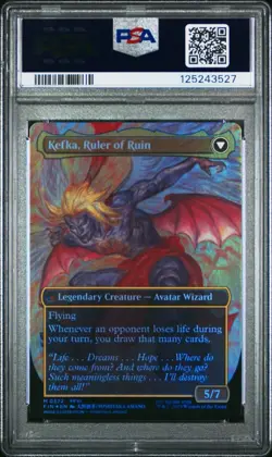 PSA 10 MTG FINAL FANTASY FOIL #0322 KEFKA, COURT MAGE/KEFKA, RULER OF RUIN 2025 - Image 2