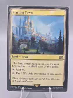 MtG Starting Town 289 Final Fantasy Regular NM - Image 1