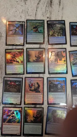Mtg spiderman 37 foil rares - Image 2