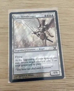 MTG 2007 Magic The Gathering 10th Edition Reya Dawnbringer #35/383 Promo - Image 1