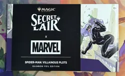 MTG Secret Lair x Marvel's Spider-Man: Villainous Plots Foil Edition In Hand - Image 1