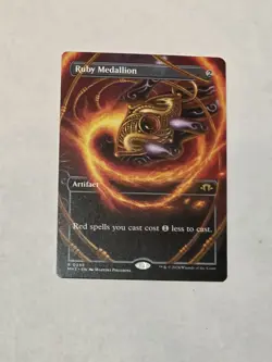 Ruby Medallion - Extended Art - Modern Horizons 3 - MH3 - Near Mint - MTG - Image 1