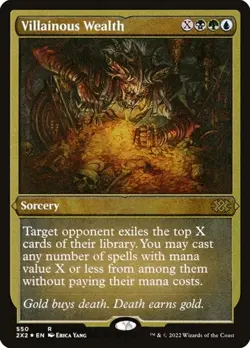 Villainous Wealth - Foil Etched 2XM NM MTG - Image 1