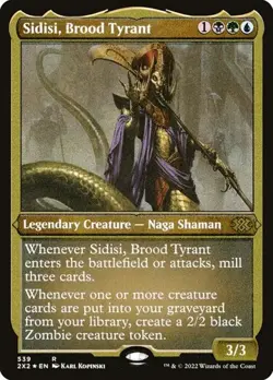 Sidisi, Brood Tyrant - Foil Etched 2XM NM MTG - Image 1