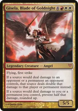 Gisela, Blade of Goldnight - Oversized Avacyn Restored MP MTG - Image 1