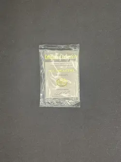 1999 BURGER KING POKEMON 23K GOLD PIKACHU CERTIFICATE OF AUTHENTICITY SEALED - Image 3