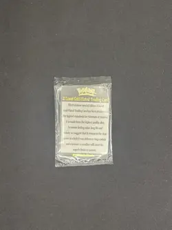 1999 BURGER KING POKEMON 23K GOLD PIKACHU CERTIFICATE OF AUTHENTICITY SEALED - Image 4