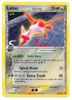 Damaged Latias (Delta) - 8/113 - Holo Rare - Reverse Holo Pokemon Delta Species - Image 1