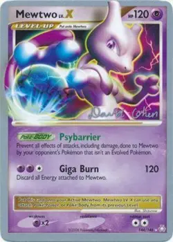Heavily Played Mewtwo X - 144/146 - David Cohen - WCS 2009 Pokemon World Champio - Image 1