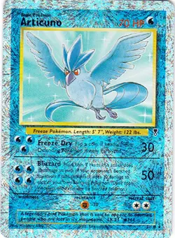 Damaged Articuno - 2/110 - Holo Rare - Reverse Holo Pokemon Legendary Collection - Image 1