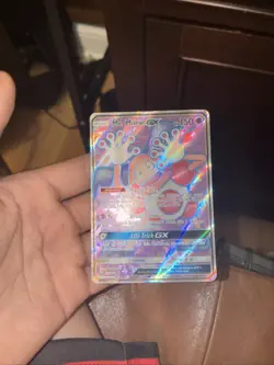 Pokemon TCG Mr. Mime GX S&M: Celestial Storm 156/168 Full Art Holo Foil Rare NM+ - Image 1