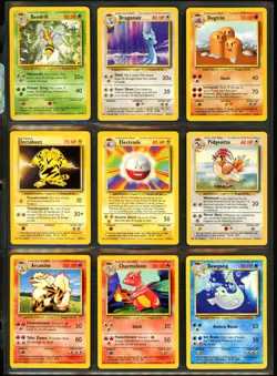 1999 Pokemon Base Set COMPLETE Unlimited Edition NON HOLO Cards #17-102 Rare NM - Image 2