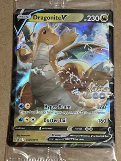 Pokemon TCG SWSH235 Dragonite V, Sealed Promo USPS Ground Shipping - Image 1