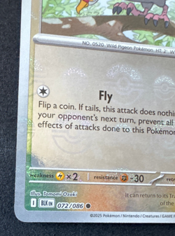 TRANQUILL 072/086 NM COMMON POKE BALL PATTERN BLACK BOLT POKEMON 2025 - Image 5