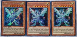 Yugioh 3x Galaxy-Eyes Photon Dragon CT08-EN003 Secret Rare Limited Ed Playset - Image 1