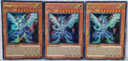 Yugioh 3x Galaxy-Eyes Photon Dragon CT08-EN003 Secret Rare Limited Ed Playset - Image 2