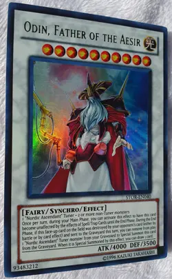 Yugioh 1x Odin, Father of the Aesir STOR-EN040 Ultra Rare Unlimited Near Mint - Image 4