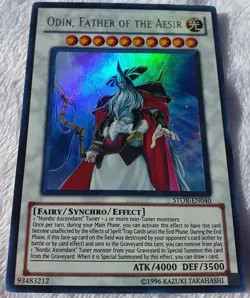 Yugioh 1x Odin, Father of the Aesir STOR-EN040 Ultra Rare Unlimited Near Mint - Image 5