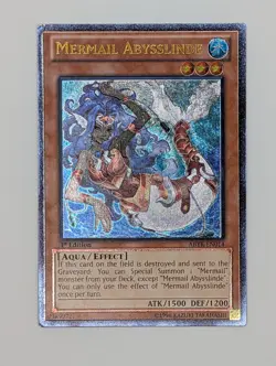 x1 YuGiOh Mermail Abysslinde - ABYR-EN014 - 1st Ed - Ultimate Rare - MP/HP - Image 1