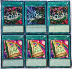 Yugioh Toon Deck Core 1x Toon Page-Flip 2x Toon World 3x Toon Table Of Contents - Image 1
