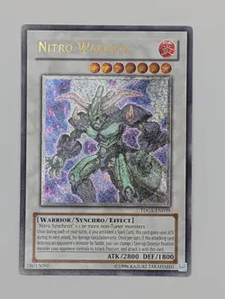 x1 YuGiOh Nitro Warrior - TDGS-EN039 - Ultimate Rare - LP/MP - Image 1