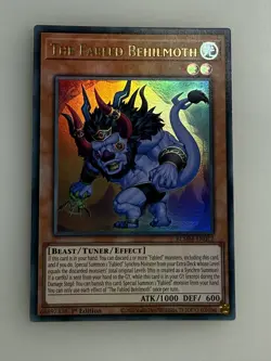 BLMM-EN012 The Fabled Behilmoth : Ultra Rare 1st Edition Mint YuGiOh Card - Image 1