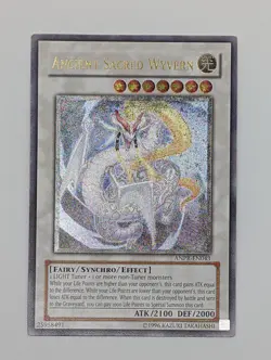 x1 YuGiOh Ancient Sacred Wyvern - ANPR-EN043 - Ultimate Rare - LP/MP - Image 1