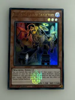 BLMM-EN084 Orcust Cymbal Skeleton : Emblazoned Ultra Rare Card : 1st Ed YuGiOh - Image 1