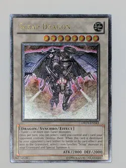 x1 YuGiOh Scrap Dragon - DREV-EN043 - Ultimate Rare - LP/MP - Image 1