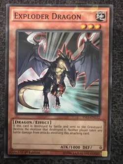 Yugioh Exploder Dragon YS15-ENL12 Shatterfoil Rare 1st Edition NM - Image 1