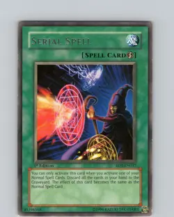 Yu-Gi-Oh TCG Serial Spell RDS-EN037 1st Edition Regular Rare Card Played LP - Image 1
