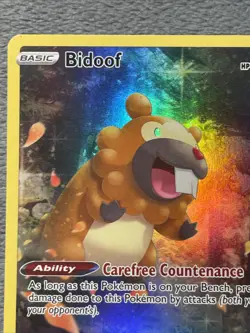 Bidoof GG29/GG70 Crown Zenith 2023 Rare Full Art Holo Pokemon Card NM+ - Image 4