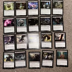 Magic the Gathering Bundle 120 Black Cards Mixed Rarity And Types - Image 5