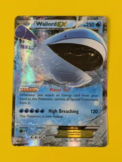 Wailord EX - 38/160 - Ultra Rare Primal Clash - Pokemon Card - NM - Image 1
