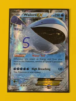 Wailord EX - 38/160 - Ultra Rare Primal Clash - Pokemon Card - NM - Image 3