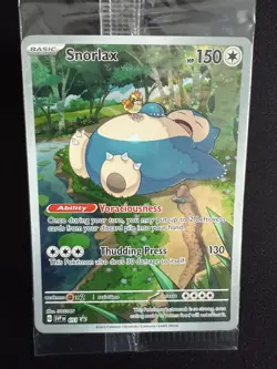 Snorlax 051 Sv: Scarlet & Violet Promo Cards Holo - SEALED & in Hard Case - Image 1