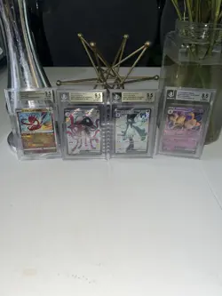 Beckett 8.5-9.5 Japanese Pokemon Cards Lot Of 4 NM/GM - Image 1