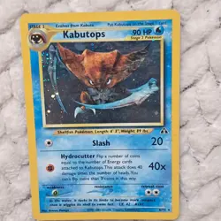 Pokemon TCG 2001 Kabutops Holo Card 6/75 Neo Discovery WOTC - Image 1