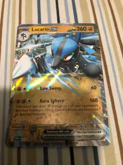Lucario ex 017 Sv: Scarlet & Violet Promo Cards Holo - Image 2