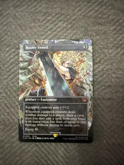 Magic the Gathering Buster Sword Borderless, Final Fantasy Regular Card #351 - Image 1