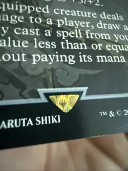 Magic the Gathering Buster Sword Borderless, Final Fantasy Regular Card #351 - Image 2