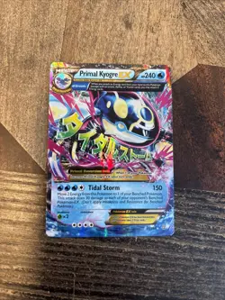 Primal Kyogre EX MEGA (55/160) - Primal Clash Holo Rare 2014 Pokemon Card - Image 4