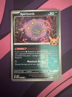 Spiritomb 087/132 Mega Evolutions Play! Promo Event Pokemon Card - Image 1