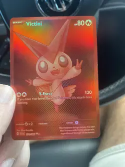 Pokemon TCG Black Bolt White Flare Red Victini BWR 171/086-ENGLISH Card - Image 1