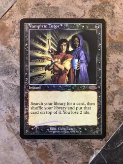 MTG - Vampiric Tutor - DCI Judge Promo Foil - Alt Art - Read - WATCH ITEM VIDEO! - Image 3