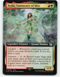 Rydia, Summoner of Mist Final Fantasy Extended art MTG 0504 - Image 1
