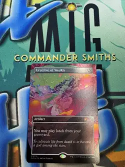 Crucible of Worlds ✨ Borderless GALAXY FOIL ✨ MTG NM Secret Lair (2110) - Image 2